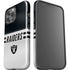 NFL Las Vegas Raiders White Striped iPhone 13 Pro Max Impact Case