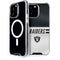 NFL Las Vegas Raiders White Striped iPhone 13 Pro Max MagSafe Case