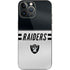 NFL Las Vegas Raiders White Striped iPhone 13 Pro Max Skin