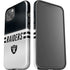 NFL Las Vegas Raiders White Striped iPhone 14 Impact Case