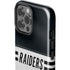 NFL Las Vegas Raiders White Striped iPhone 14 Pro Max Impact Case