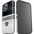 NFL Las Vegas Raiders White Striped iPhone 14 Pro Max Impact Case