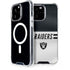 NFL Las Vegas Raiders White Striped iPhone 14 Pro Max MagSafe Case