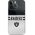 NFL Las Vegas Raiders White Striped iPhone 14 Pro Skin