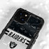 NFL Las Vegas Raiders White Striped iPhone 15 Waterproof Case