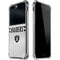 NFL Las Vegas Raiders White Striped iPhone 7/8 Plus Clear Case