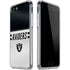 NFL Las Vegas Raiders White Striped iPhone SE (2nd & 3rd Gen) Clear Case
