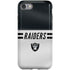 NFL Las Vegas Raiders White Striped iPhone SE (2nd & 3rd Gen) Pro Case