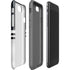 NFL Las Vegas Raiders White Striped iPhone SE (2nd & 3rd Gen) Pro Case