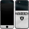 NFL Las Vegas Raiders White Striped iPhone SE (2nd & 3rd Gen) Skin