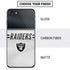 NFL Las Vegas Raiders White Striped iPhone SE (2nd & 3rd Gen) Skin