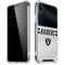 NFL Las Vegas Raiders White Striped iPhone XR Clear Case