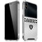 NFL Las Vegas Raiders White Striped iPhone XS Max Clear Case