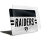 NFL Las Vegas Raiders White Striped MacBook Air 13in (2020) Case plus Skin