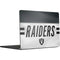 NFL Las Vegas Raiders White Striped MacBook Air 15 in (2023) Skin