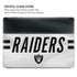 NFL Las Vegas Raiders White Striped MacBook Air 15in (2023-2025) Case plus Skin