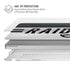 NFL Las Vegas Raiders White Striped MacBook Air 15in (2023-2025) Case plus Skin