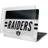 NFL Las Vegas Raiders White Striped MacBook Pro 13in (2020) Case plus Skin