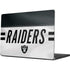 NFL Las Vegas Raiders White Striped MacBook Pro 14in (2021-24) Skin