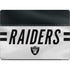 NFL Las Vegas Raiders White Striped MacBook Pro 14in (2021-24) Skin