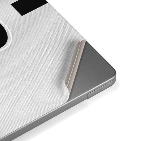 NFL Las Vegas Raiders White Striped MacBook Pro 14in (2021-24) Skin