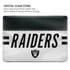 NFL Las Vegas Raiders White Striped MacBook Pro 16in (2021-25) Case plus Skin