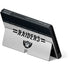 NFL Las Vegas Raiders White Striped Nintendo Switch OLED (2021) Skin