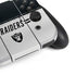 NFL Las Vegas Raiders White Striped Nintendo Switch OLED (2021) Skin
