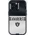NFL Las Vegas Raiders White Striped Otterbox Defender iPhone Skin