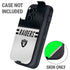 NFL Las Vegas Raiders White Striped Otterbox Defender iPhone Skin