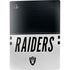 NFL Las Vegas Raiders White Striped PS5 Bundle Skin