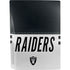 NFL Las Vegas Raiders White Striped PS5 Bundle Skin
