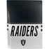 NFL Las Vegas Raiders White Striped PS5 Console Skin