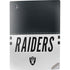 NFL Las Vegas Raiders White Striped PS5 Digital Edition Console Skin