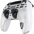 NFL Las Vegas Raiders White Striped PS5 Controller Skin