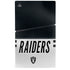 NFL Las Vegas Raiders White Striped PS5 Slim Digital Edition Console Skin
