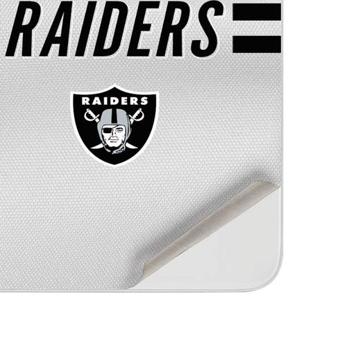 NFL Las Vegas Raiders White Striped Surface Duo Skin