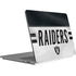 NFL Las Vegas Raiders White Striped Surface Laptop Studio Skin