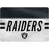 NFL Las Vegas Raiders White Striped Surface Laptop Studio Skin