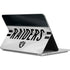 NFL Las Vegas Raiders White Striped Surface Laptop Studio Skin