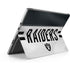 NFL Las Vegas Raiders White Striped Surface Pro 8 Skin
