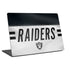 NFL Las Vegas Raiders White Striped Universal Laptop 11in (8.8 x 6.2in) Skin