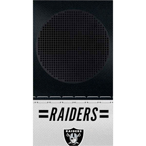 NFL Las Vegas Raiders White Striped Xbox Series S Bundle Skin