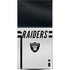 NFL Las Vegas Raiders White Striped Xbox Series X Console Skin