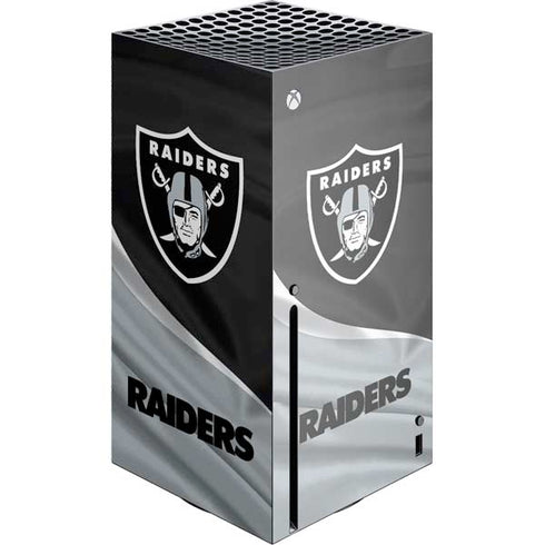 NFL Las Vegas Raiders Xbox Series X Console Skin