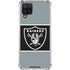 NFL Las Vegas Raiders Zone Block Galaxy A12 Clear Case