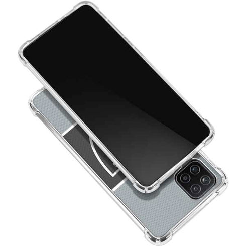 NFL Las Vegas Raiders Zone Block Galaxy A12 Clear Case