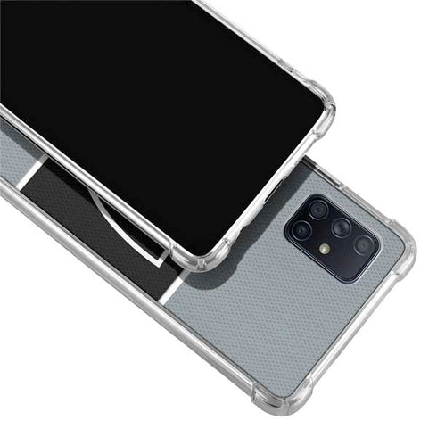 NFL Las Vegas Raiders Zone Block Galaxy A51 5G Clear Case