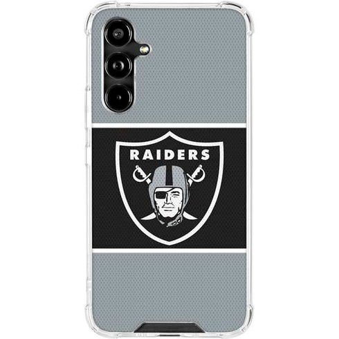 NFL Las Vegas Raiders Zone Block Galaxy A54 5G Clear Case