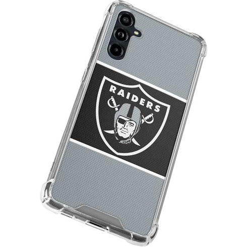 NFL Las Vegas Raiders Zone Block Galaxy A54 5G Clear Case